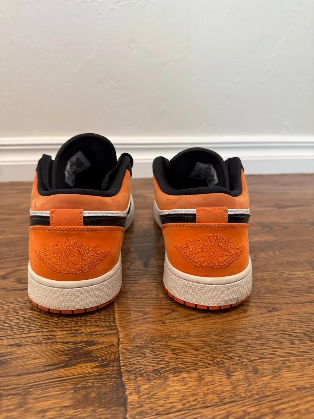 Air Jordan 1 Low Shattered Backboard Starfish Orange Black Men’s Size 10